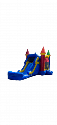 Rainbow Bounce House W/Slide Combo