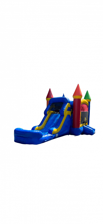 Rainbow Bounce House W/Slide Combo