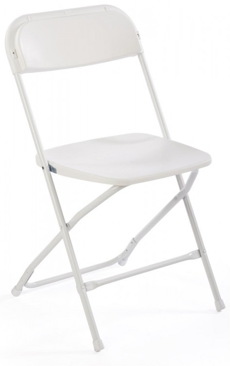 White Plastic Folding Chairs